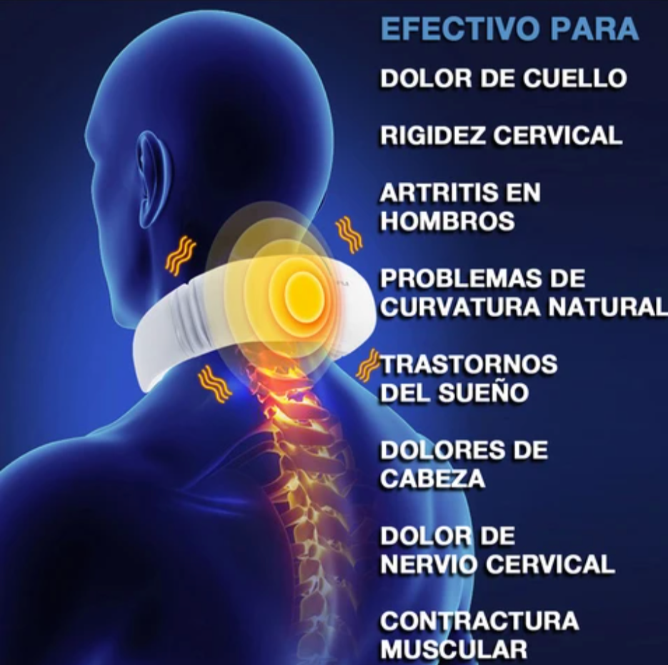 Masajeador de cuello y espalda electromagnético
